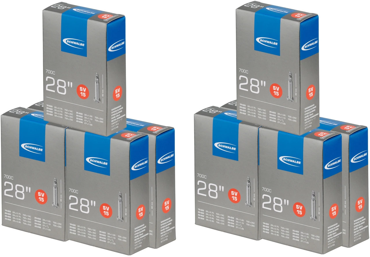 Schwalbe Schlauch 15 Für 28" - 10 Stück 1 Schwalbe Schlauch 15 Für 28" - 10 Stück