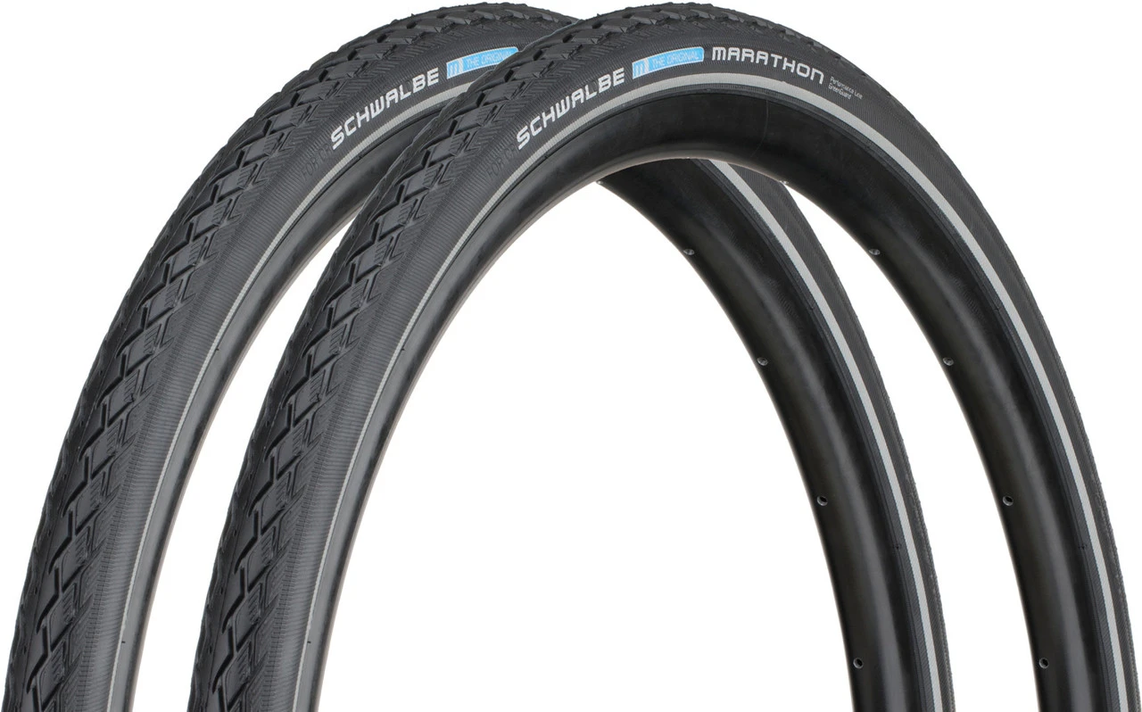 Schwalbe Marathon 28" Drahtreifen 2er-Set 1 Schwalbe Marathon 28" Drahtreifen 2er-Set