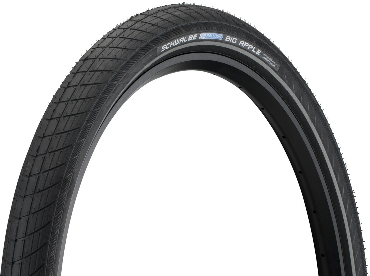Schwalbe Big Apple Performance 28" Drahtreifen 1 Schwalbe Big Apple Performance 28" Drahtreifen